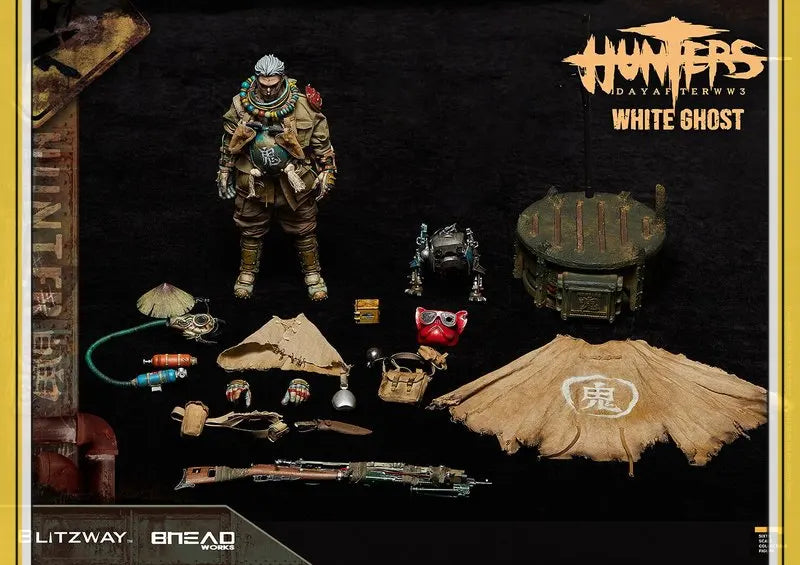 In Stock New  White Ghost Blitzway Bw-Ums 11801 Hunter 1/6 Action Figure After The Third World War Precious Collection Value Toy