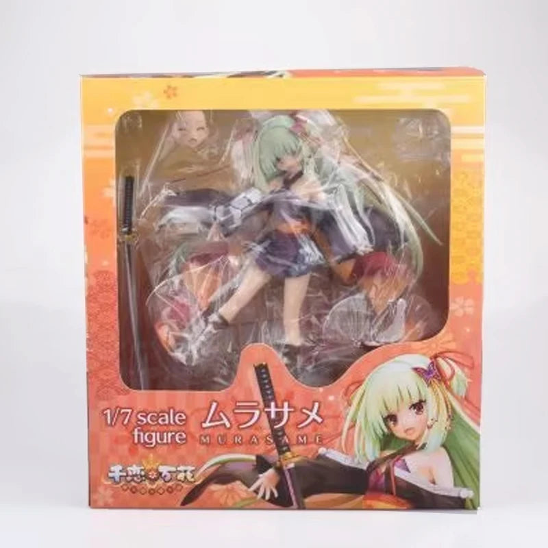 28cm Senren Banka Yoshino Tomotake Anime Girl Figure Murasame Action Figure Riddle Joker Ayase Mitsukasa Figurine Model Doll Toy