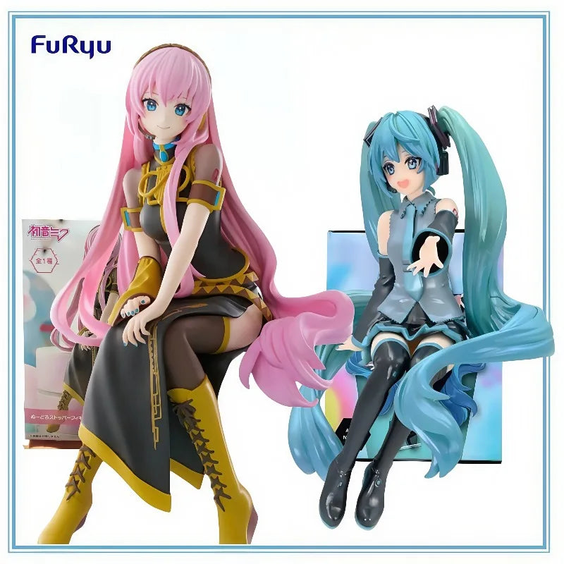 FURYU in Stock Genuine Piapro Characters - Megurine Luka - Noodle Stopper Figure Garage Kit  Action Figure Gifts Toys Model