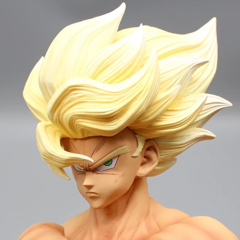 43cm Dragon Ball Z Son Goku Ssj Figurine Super Saiyan Goku Gk Statue Pvc Action Figures Model Toys Collection Ornament Doll Gift