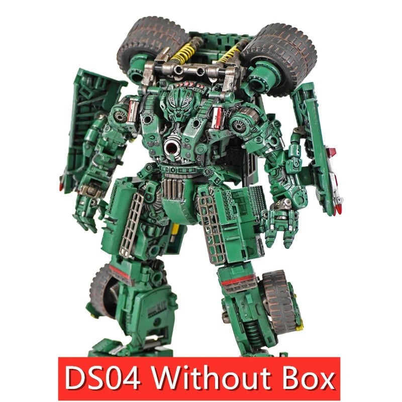 Devil Saviour Devastator DS01-08 The Ultimate Deformation Robot Toy with Mixer Car and Grab Bucket Action Figure Troublemaker