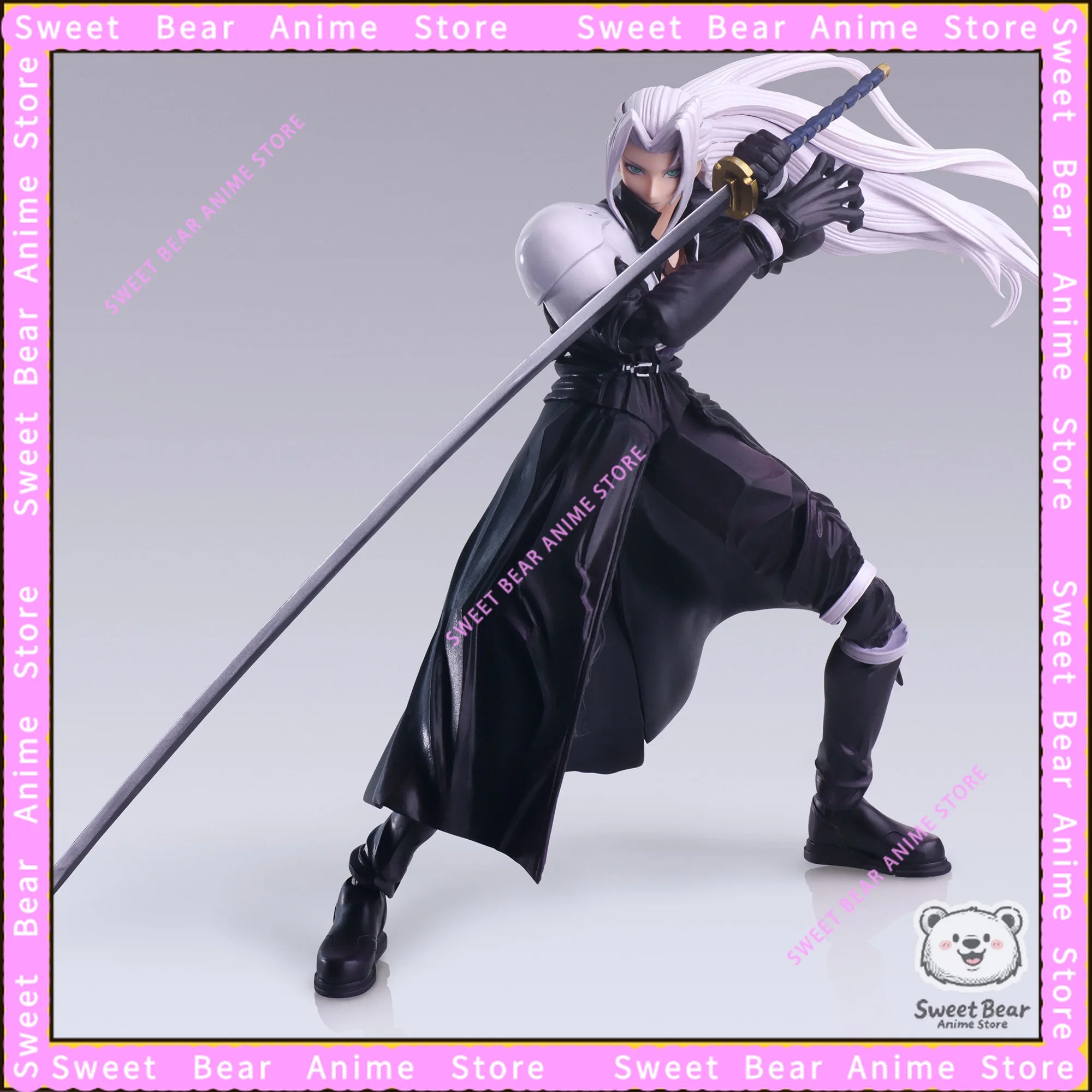 Auf Lager: Square Enix Final Fantasy VII BRING ARTS Sephiroth Actionfigur, Anime-Modell, Trendspielzeug, Schreibtischfigur, Sammlerstück.