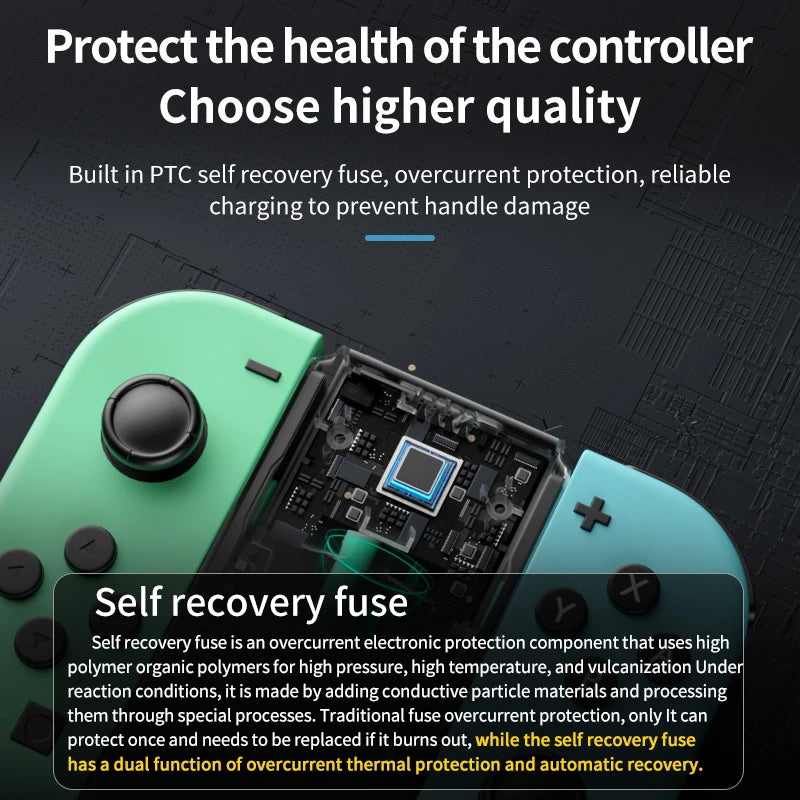 AOLION Portable Switch joncon Charging Grip Compatible With OLED 3400mAh Ultra Long Battery Life Stylish Gaming Accessory