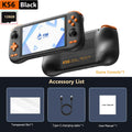 NEW Handheld Game Console K56 5.5'' Touch Screen 50 Emulators for PS1/PSP/DC/SS Android 14 5000mAh WIFI5 Retro Game Player
