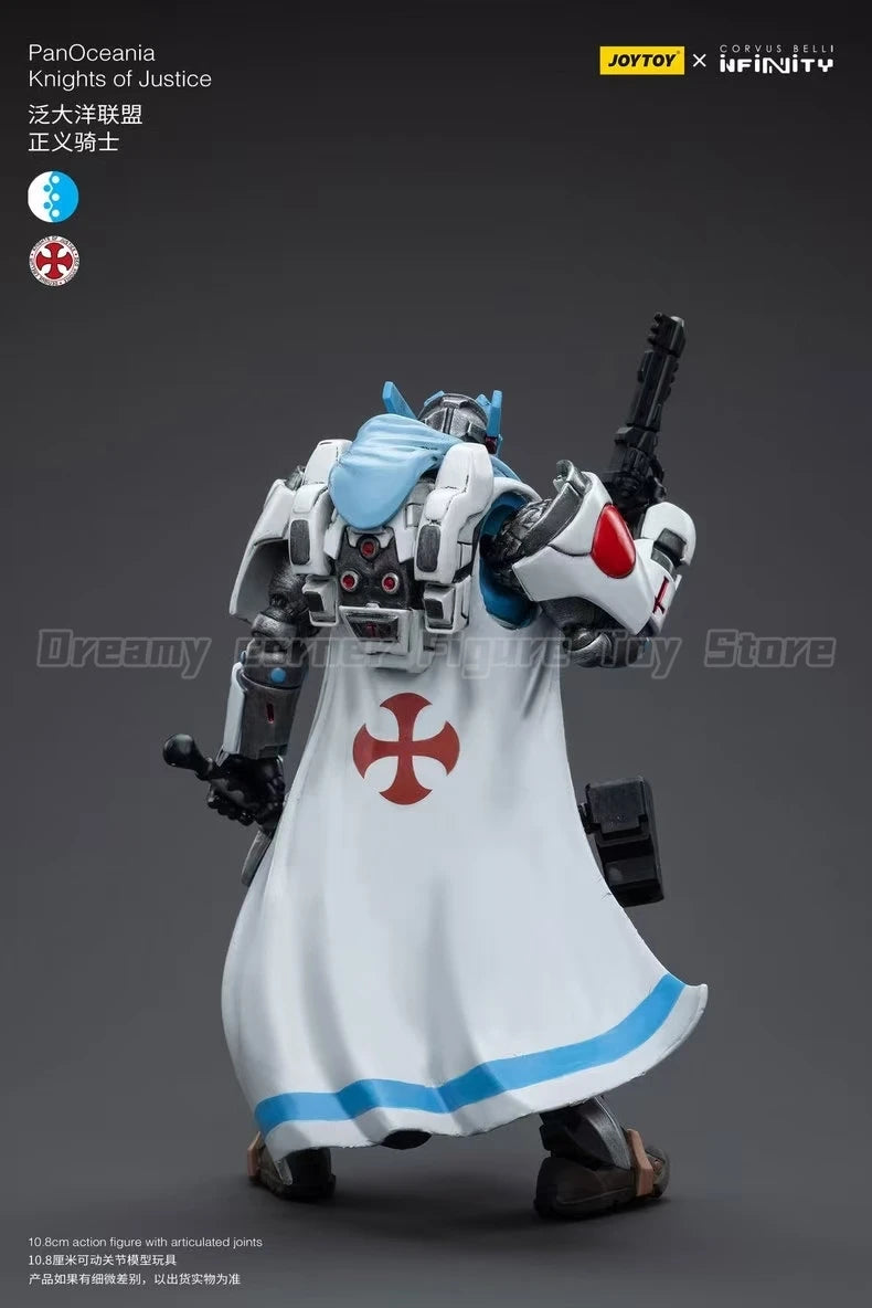 【In Stock】JOYTOY Infinity PanOceania Knights of Justice 1/18  Action Figure with Articulated Joints