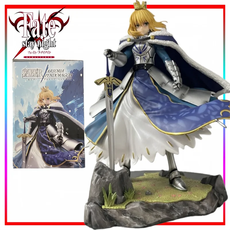 Fate/stay Night Figure Cartoon Saber Model Desktop Decoration Collectible Desktop Display Holiday Gift Anime Merchandise