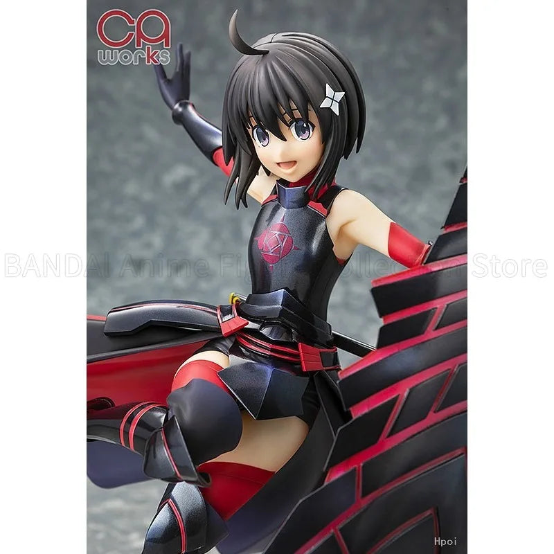 In Stock Original Chara-ani GSC CAworks Honjō Kaede Black Rose Armor Ver Anime Humanoid Toys Gifts Decoration Collection