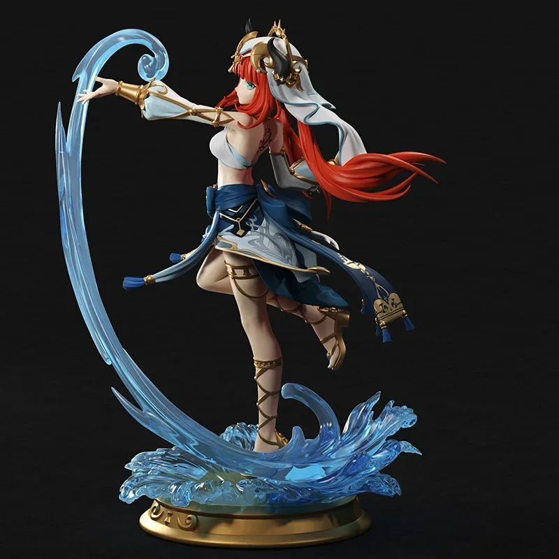 Genuine Anime Genshin Impact Doll Neru Model Doll Statue Pvc Action Doll Statue Game Periphery Collection Children's Toys Gifts