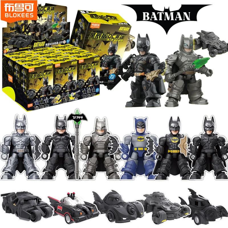 IN STOCK Original BLOKEES DC Batman GV01 Defender Set Armored Batmobile & Bruce Wayne Figure Doll  Collectible Toy Perfect Gift