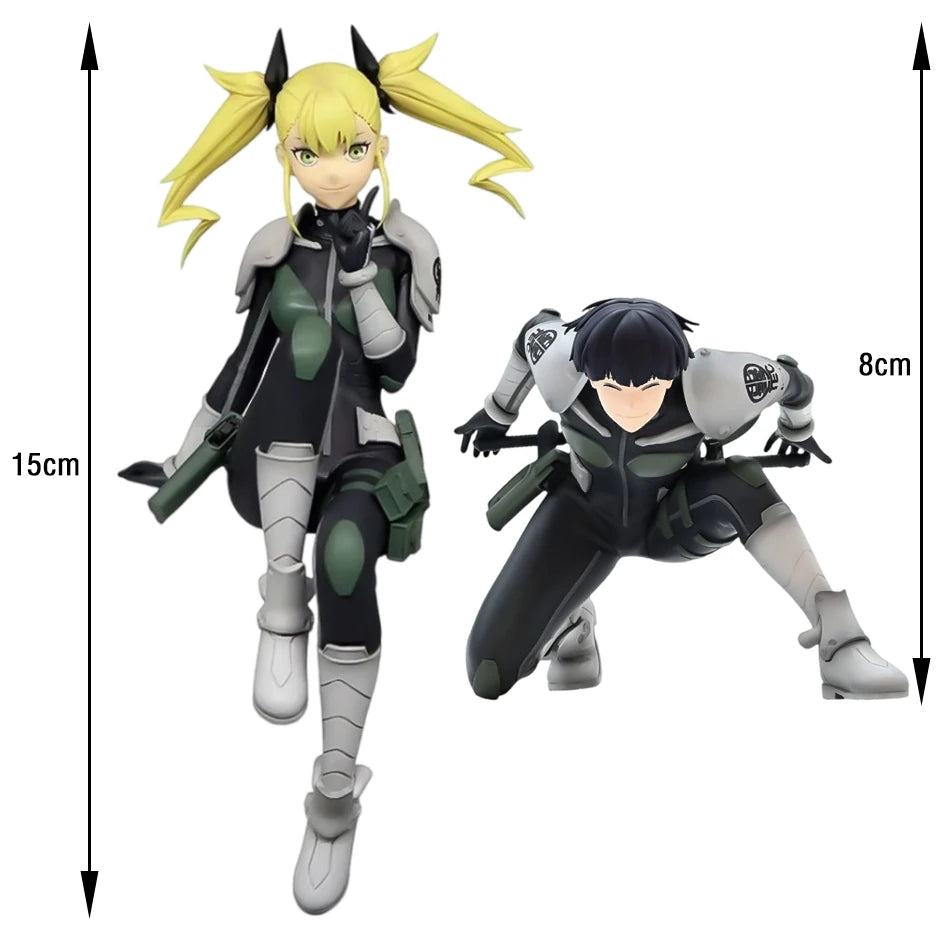 8/15 cm Anime Figur Kaiju Nr. 8 Soshiro Hoshina Kikoru Shinomiya Action Modell Pvc Spielzeug Sammlung Desktop Zubehör geschenk