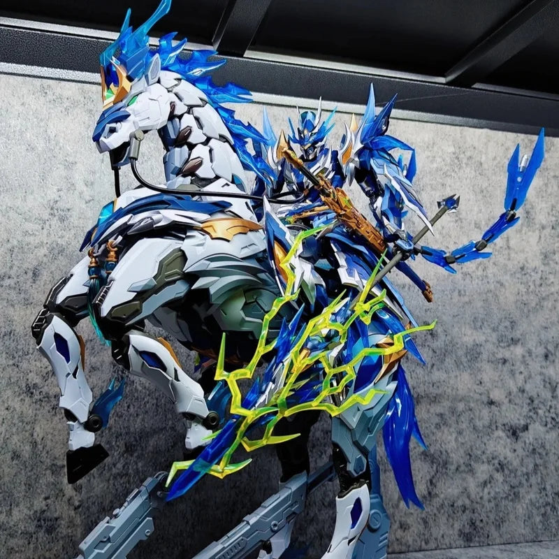 Motor Nuclear ZHAOYUN Assembly Mecha Model Kit Articulated Action Figures Alloy Skeleton Boy Collectible Desktop Ornaments Toys