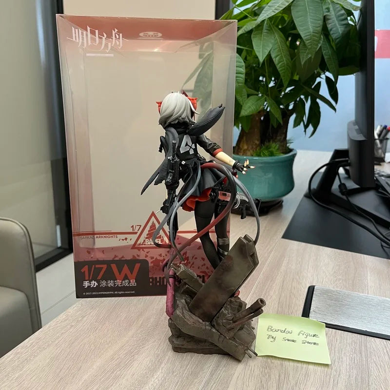 Arknights Anime Figure W Sarkaz Mercenary Figures Armed Beautiful Girl Statue Model Collection Desktop Decoration Toys Gift