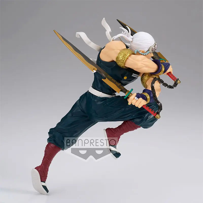 In Stock Bandai Original Banpresto Demon Slayer VIBRATION STARS Uzui Tengen Anime Action Figure Model Figures Toys