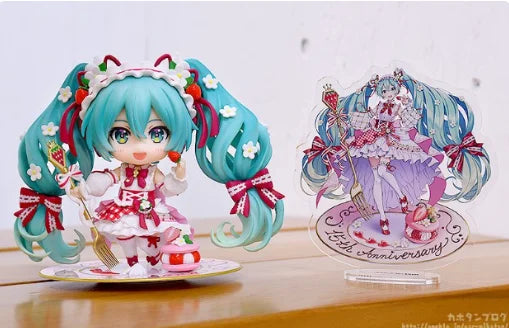 In Stock Original GSC Nendoron#1939 Hatsune 15th Anniversary Ver. 10cm Anime Movable Model Figure