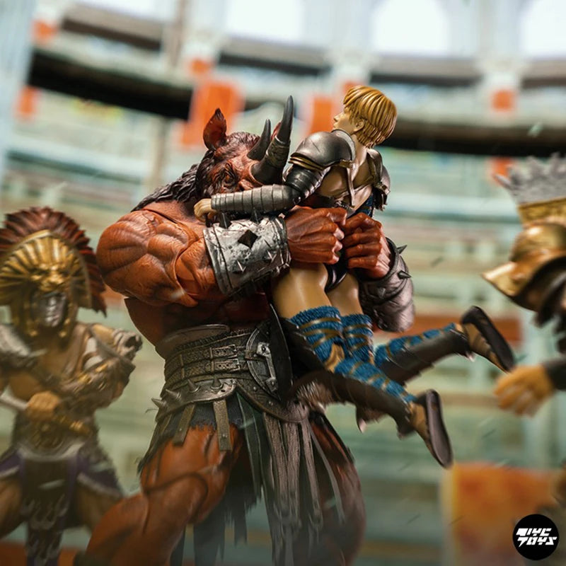 Genuine Xesray Lacc Limited Edition Fight For Glory Action Figure Combatants Ketuta The Big Horn Anime Model Gifts