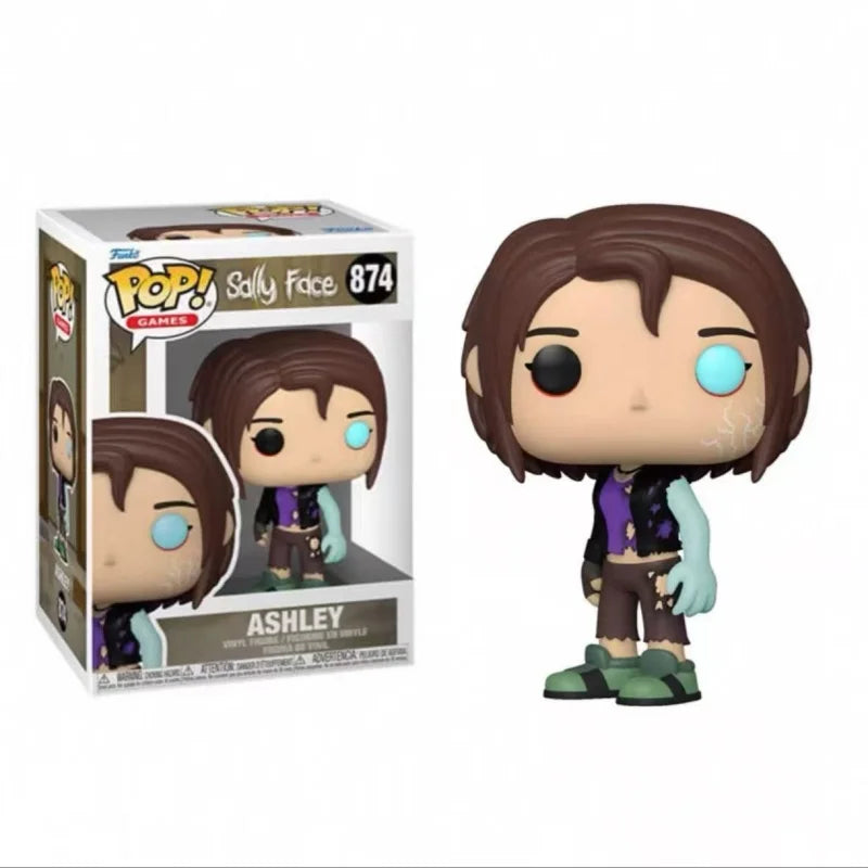 Funko Pop! Sally Face 472 Action Figures Larry Sal Fisher 876 Vinyl Figure Horror Suspense Collect Statue Doll Model Toys Gifts