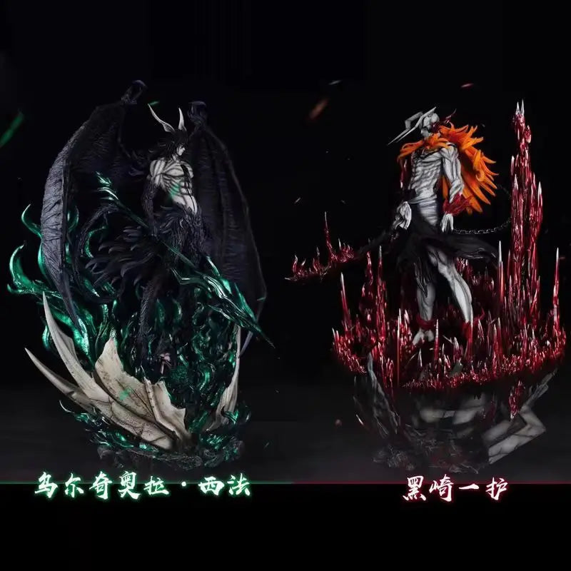 Anime Action Figure 33cm Kurosaki Ichigo Ulquiorra Cifer Bleach Series 1:1 Collectible Desktop Model Toy for Kids Xmas Gift