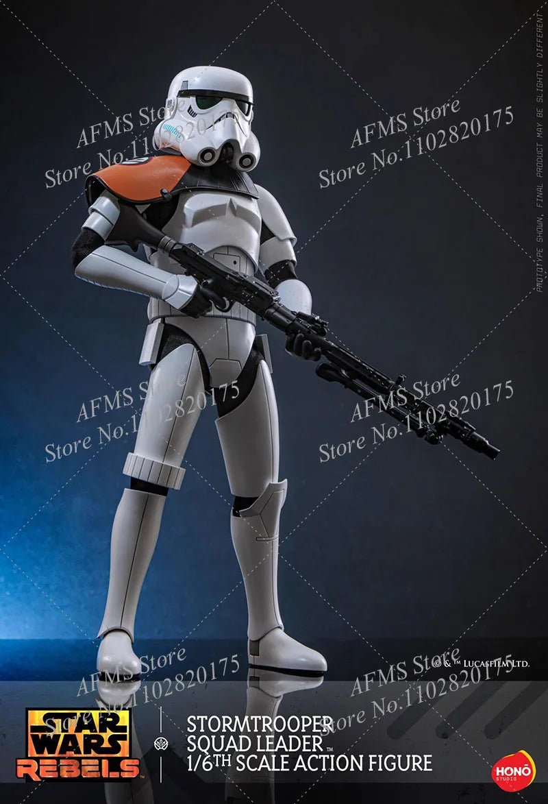 HONO STUDIO HS09 1/6 Scale Star Wars Storm Trooper Squad Leader Full Set 12Inch Men Soldier Action Figure Model Dolls