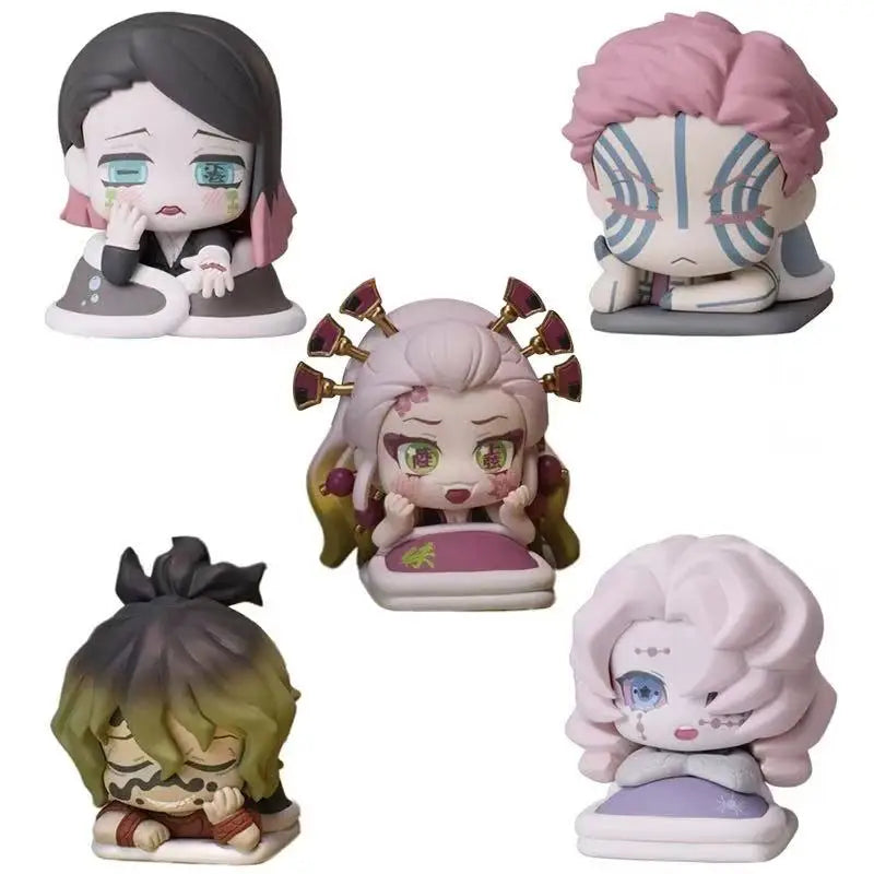 In Stock Stasto Genuine Demon Slaye Rui Daki Gyutaro Akaza Ju No Kata New Color Arc Gashapon Pvc Anime Figure Toys Collect Gifts
