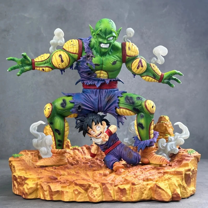 Dragon Ball Rival Battle Piccolo Protecting Gohan Scene Anime GK Figure Model Trendy Collectible Statue Decor Gift