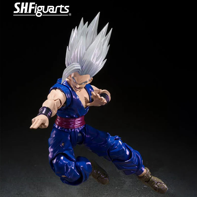 Genuine BANDAI 2025 CJ SDCC S.H.Figuarts Exclusive Edition Son Gohan BEAST Action Figure Model Original Collector Figurine Toy