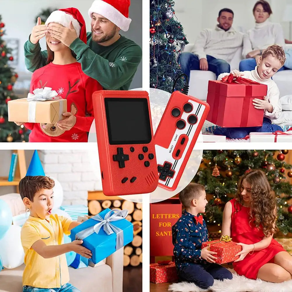 Retro Portable Mini Video Game Console Built-in 400 Games 3.0 Inch LCD Screen Kids Gift 8-Bit Handheld Game Player AV Output