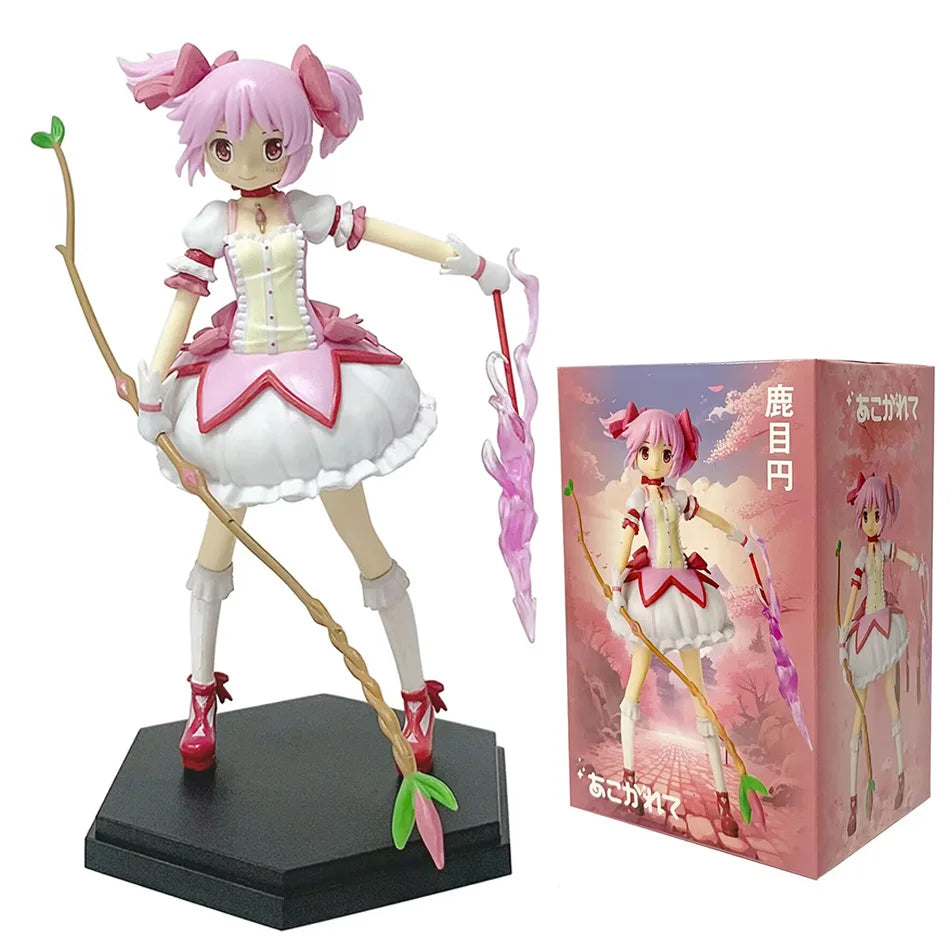 Anime Puella Magi Madoka Magica Aniem Figure Kaname Cute Madoka Magic Girl PVC Anime Action Figures Anime Cartoon Model Toy Gift