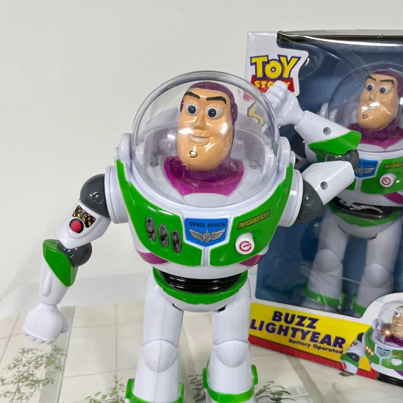 Toy Story Buzz Lightyear Woody With Wings Doll Action Figure Toy Mobile Robot Cartoon Handmade Model Cute Figures Gift for Child