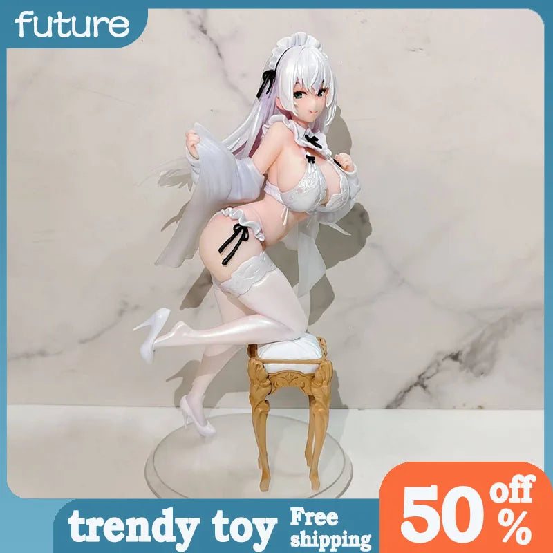 26cm Beautiful Girl Figure Omaha Ponita Sauce Cute Anime Collectible Model Pvc Desktop Decorations Holiday Gifts Kids Toys