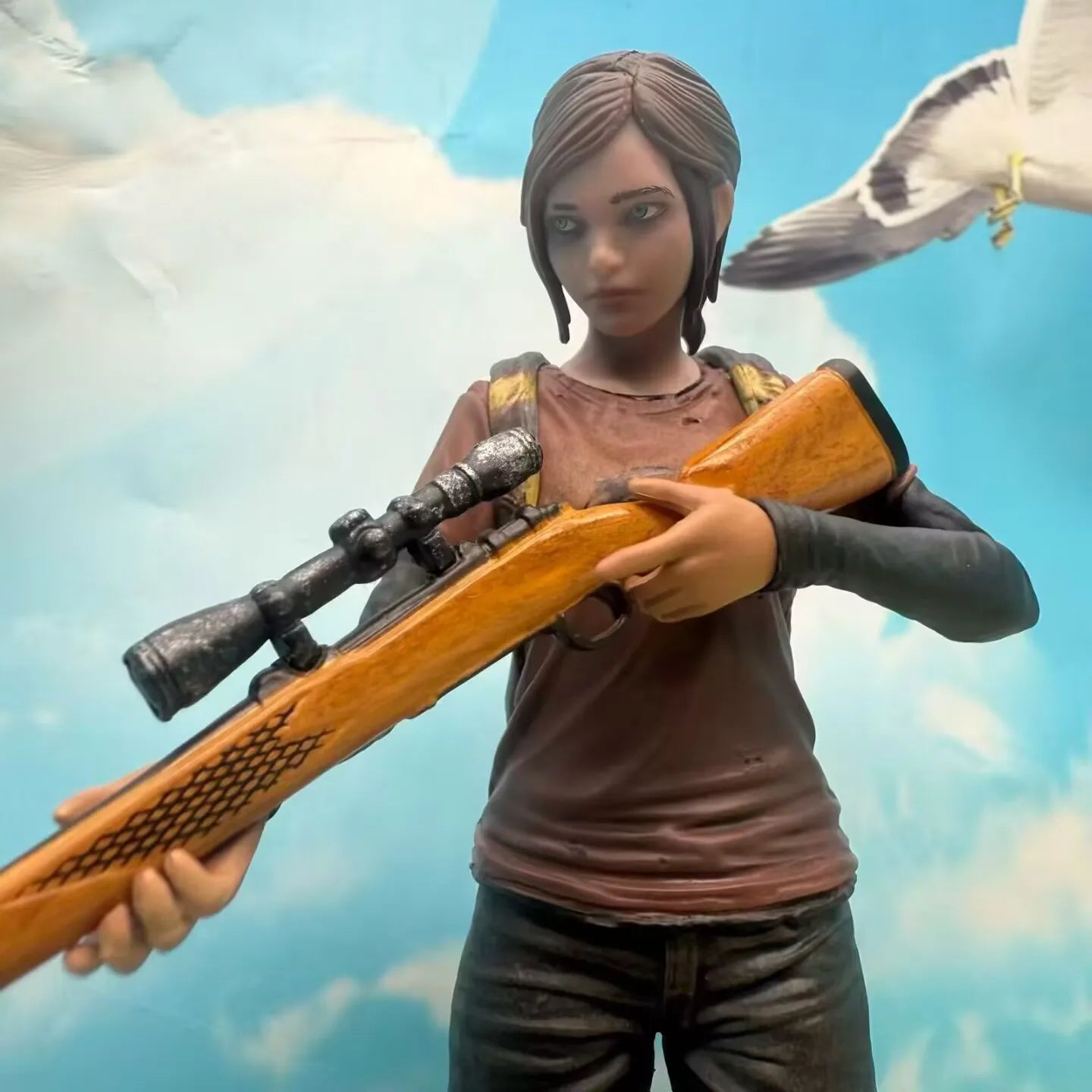 In Stock Anime The Last Of Us Figure Ellie Williams Action Figures Joel Miller Figurine Pvc Doll Desk Decora Statue Collection
