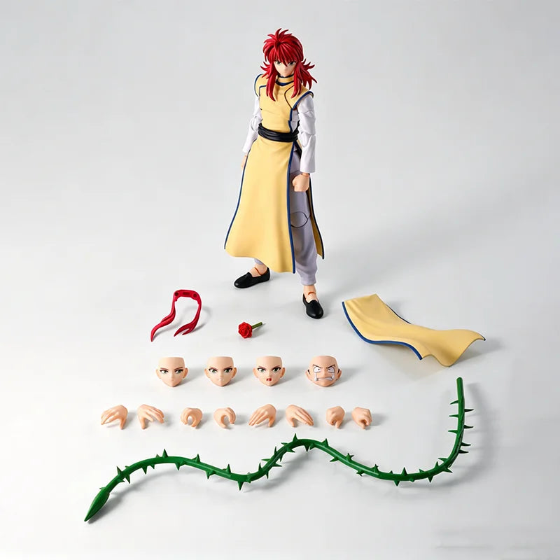 Genuine Bandai Original Package S.H.Figuarts YuYu Hakusho KURAMA  Anime Action Figure Finished Model Toy Collectible In shock