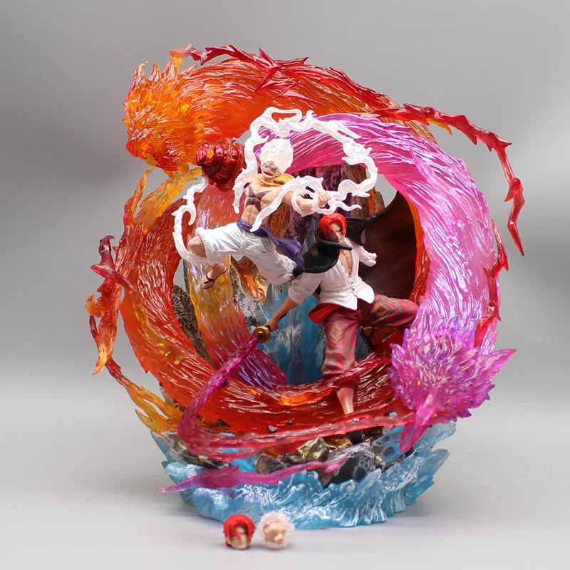 Anime One Piece Figuren Monkey D. Luffy Actionfiguren Sky Painting Gear 4 Luffy 29 cm PVC-Sammlung Statue Modell Spielzeug Puppengeschenk