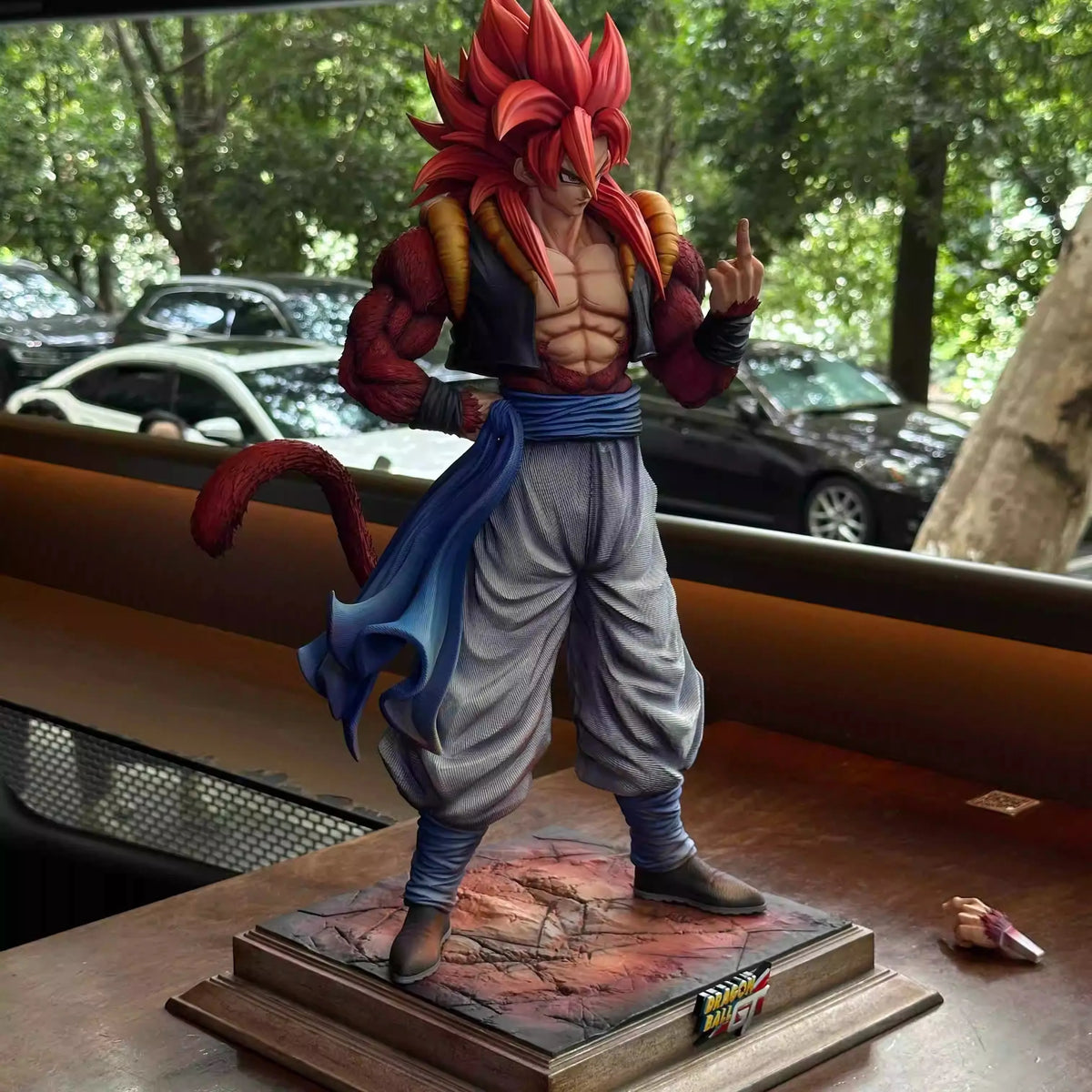 YS Dragon Ball Gogeta Аниме фигурка Super Saiyan 4 Gogeta екшън фигурка без база статуя PVC колекция модел играчка подарък за рожден ден