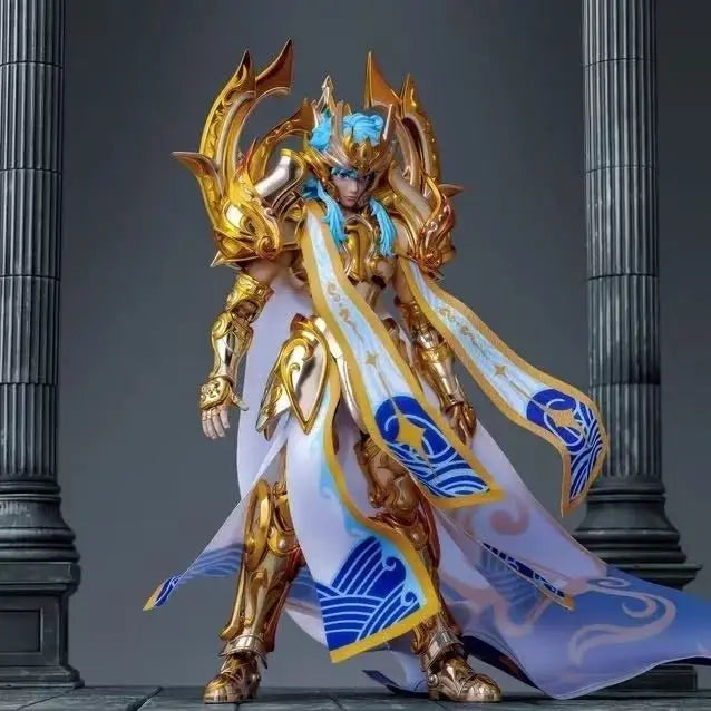 Toypoint Saint Seiya Myth Cloth Soul of God SOG EX Aquarius Camus with Object Action Figure Knights of Zodiac TP
