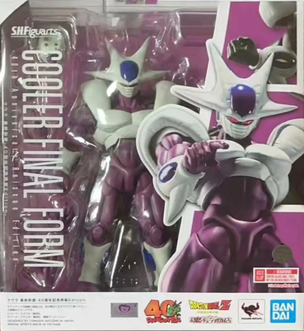 Officially Licensed BANDAI SHFiguarts Dragon Ball Z 40th Anniversary Reissue Edition Final Form Cooler Figure Anime Action Model