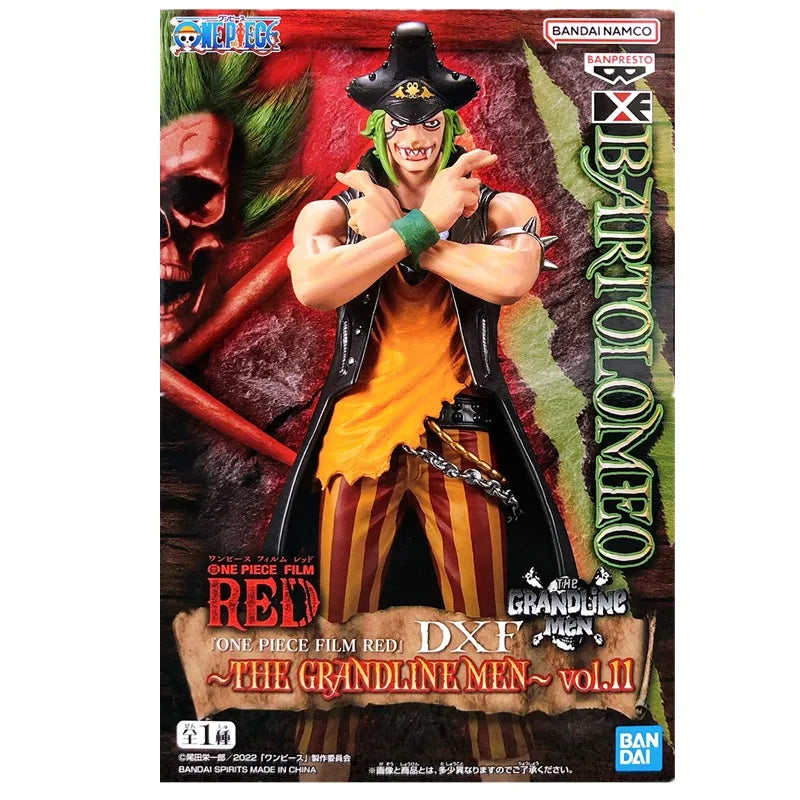 Bandai Original Banpresto Anime ONE PIECE DXF Bartolomeo PVC Action-figuren Modell Sammlung Puppe Spielzeug geburtstag weihnachten geschenk