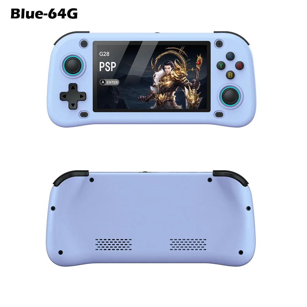 NEW G28 Retro Handheld Game Console Joystick 4.3 Inch HD IPS Screen Portable Pocket Video Player R36s 64GB 128GB Games Kid Gift