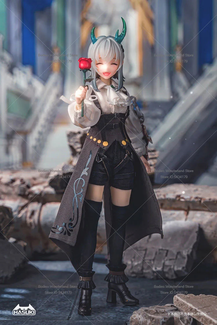 HASUKI PA008 1/12 Scale 6inch Action Figure Doll Female Soldier Rose Knight Gloria Pocket Art Collection in Stock