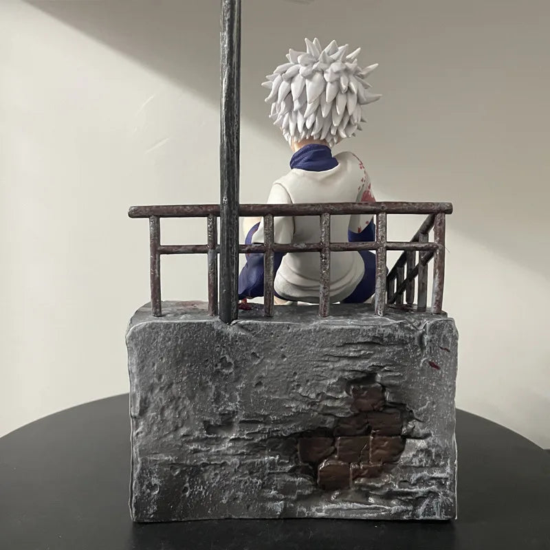 34 cm große Hunter x Hunter Killua Zoldyck PVC-Actionfigur, Anime-Figur, Killua GK Statue, Modell, Spielzeug, Sammlerpuppe, Kindergeschenk