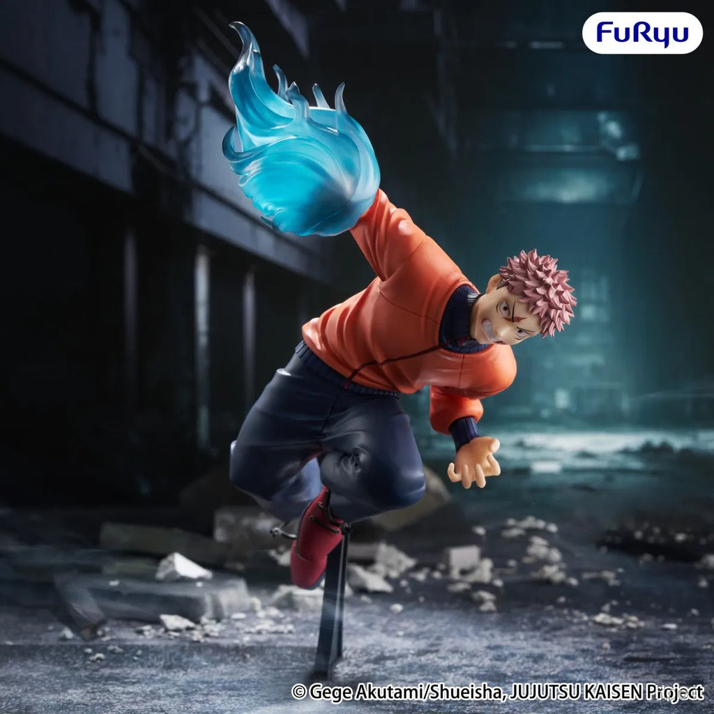 【Pre Sale】 Original FuRyu Trio-Try-iT Jujutsukaisen YUJI ITADORI Anime Figure Ornament Gift