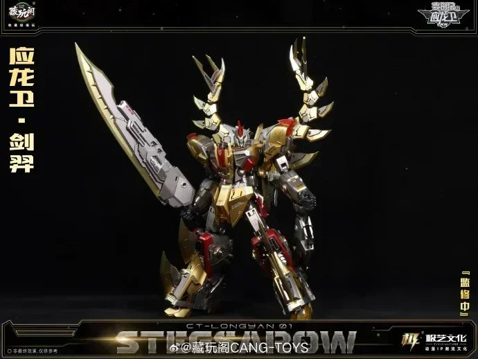 Auf Lager Cang-toys CT-LONGYAN 01 STEGSAROW Beast Volcanicus Stegosaurus Transformation Actionfiguren Spielzeug Geschenksammlung