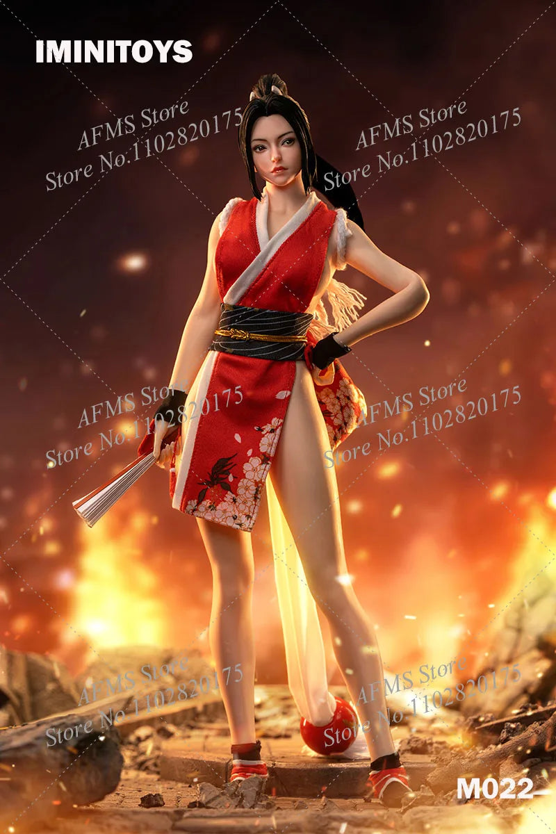 Minitoys M022 1/6 Scale Collectible Figure Charm Anime Fighting Goddess Head Sculpt Clothes Fit 12" Action Figure Soldier Body