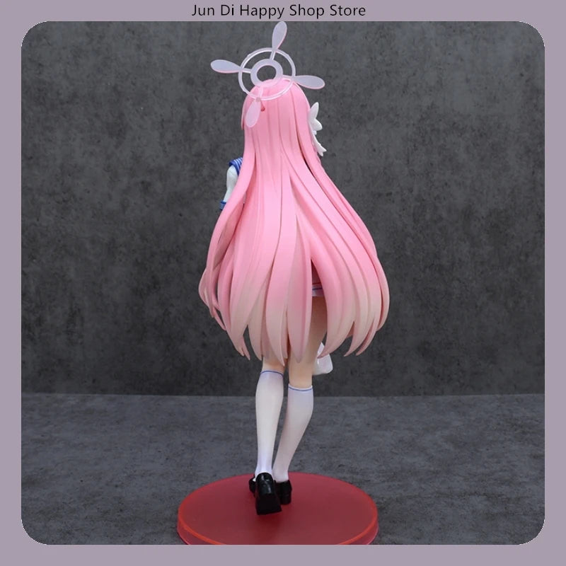 26cm Blue Archive Urawa Hanako Rainy Night School Uniform Standing Pose Anime Figure Model Statue Collection Desktop Decoration
