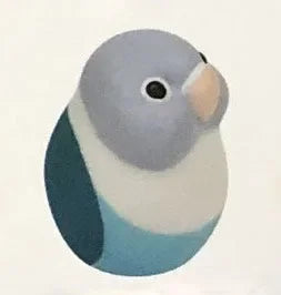 Chubby Glowing Bird Series Gashapon Toys Acacia Parrot White Java Sparrow Love Bird Q Verison Action Figure Model Ornament Toys