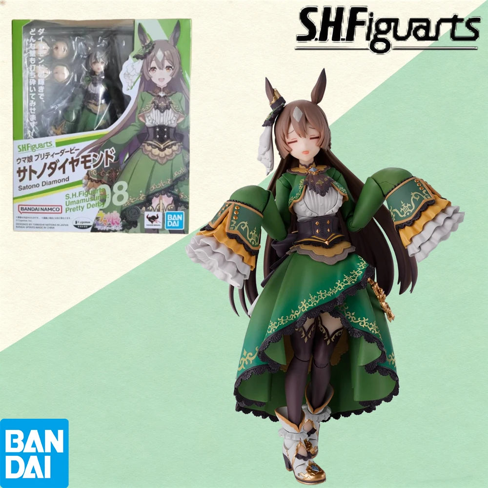 100% Authentic In Stock Bandai S.H.Figuarts Uma Musume: Pretty Derby Representative Chimei & Tokai Teio Collectible Model toy