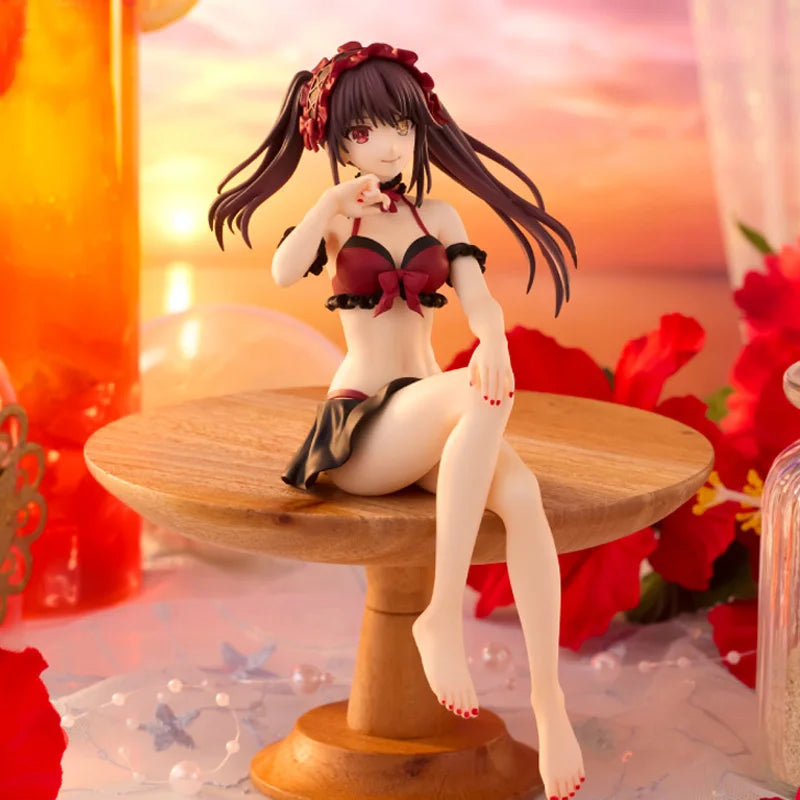 21cm POP UP PARADE Date A Live Kurumi Tokisaki Anime Girl Figure Yoshino Action Figure Tohka Yatogami Figure Model Doll Toy Gift