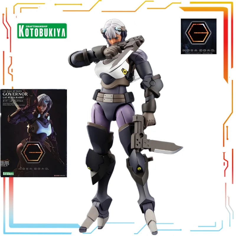Kotobukiya Original Hexagonal Gear 1/24 Mech Assembly Series Machine Teeth Anime Action Figure Model Toys Festival Gift for Boys