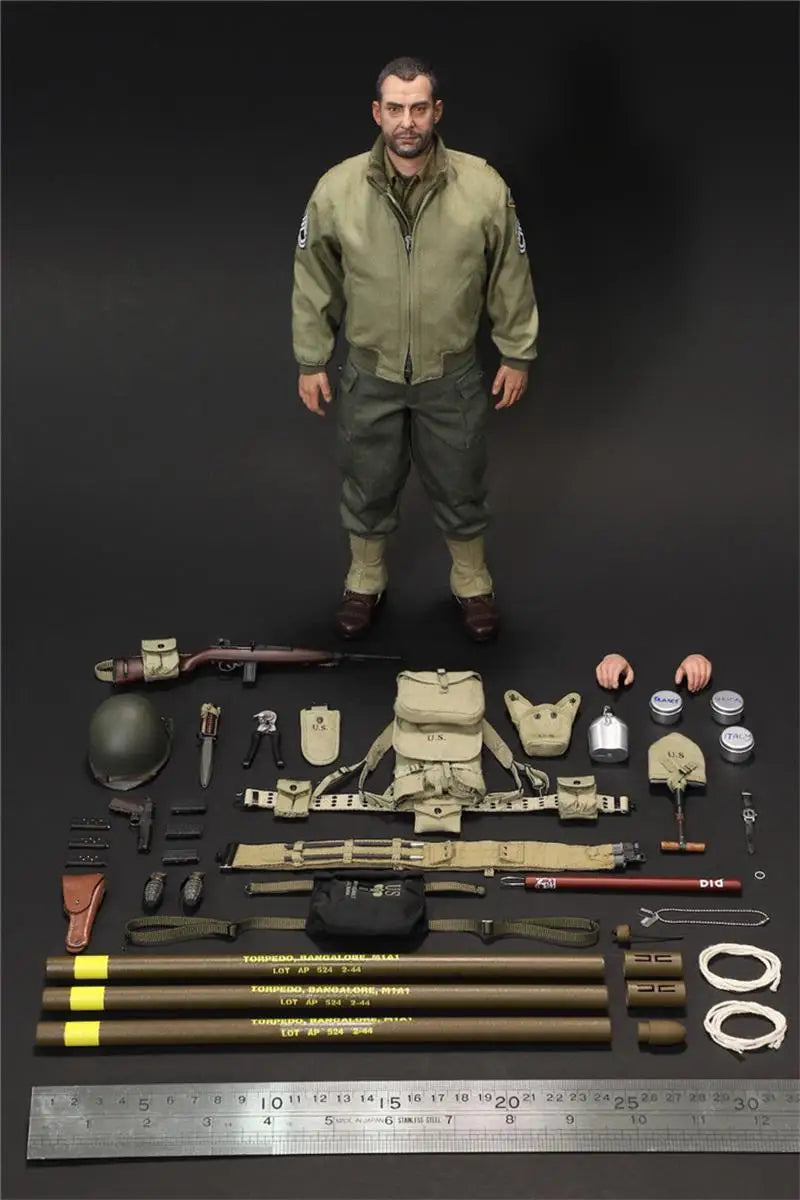 DID A80150 Scale 1/6 WWII U.S. Army Ranger Rescue E Mike Moveable Action Figures For Fan Gift Collect 1/6