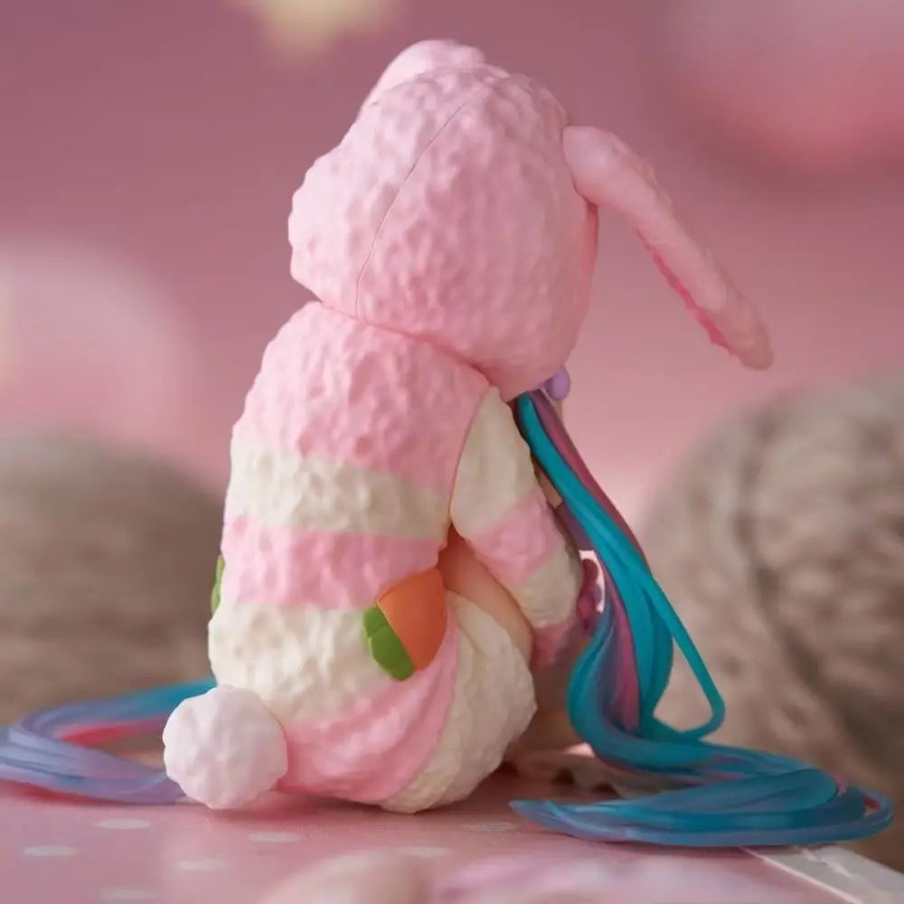 Anime HATSUNE MIKU Figur 15CM Kaninchenohr-Pyjama Modell Spielzeugpuppe Nudelstopper PVC Sammler-Actionfigur Geschenk für Fans