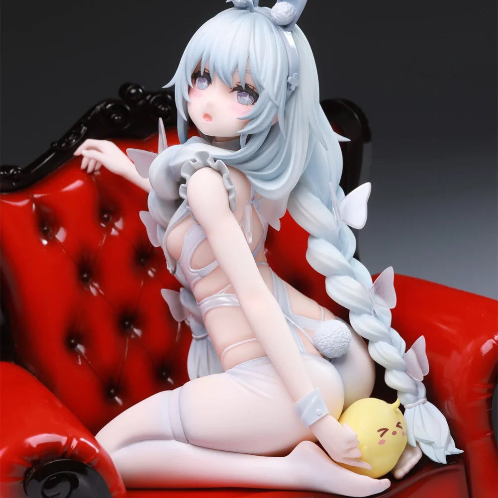 Anime MNF Le Malin Figuren Sitzende Pose Actionfigur Schönheit Häschen Modell, das es wert ist, Figuren zu sammeln, Desktop-Dekoration, Geschenk, 13 cm